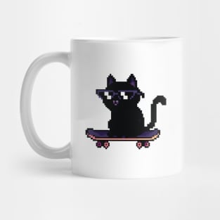 cat skating Mug